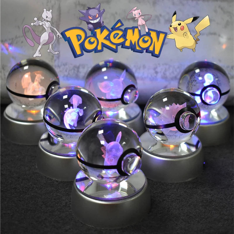 Bola de Cristal Pokémon LED
