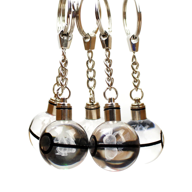 PokéCrystal Mini Llavero de Cristal 3D